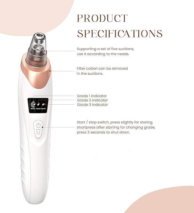 HawkEver Blackhead Remover “Comes with a Warranty”