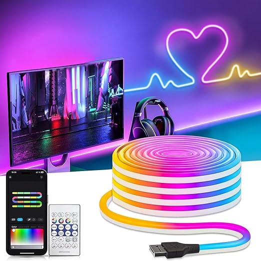 HawkEver🌈✨ USB RGB Neon LED Strip Light